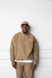 Crinkle Nylon Warm-up Shell
